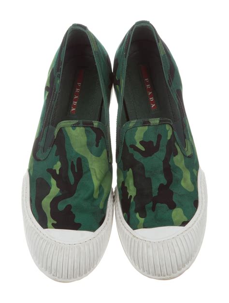 prada blue camo sneakers|Prada sneakers no lace.